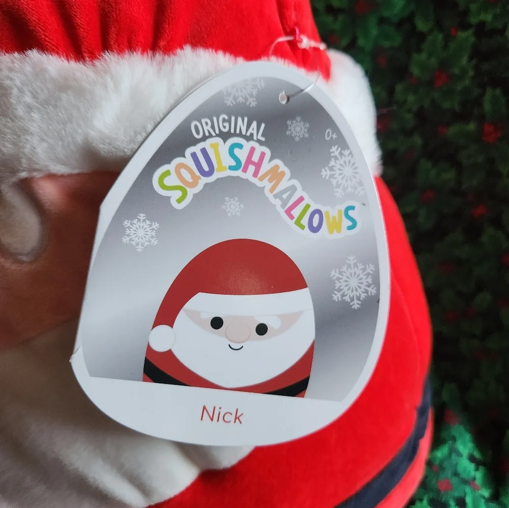 Squishmallow Christmas Santa Claus Nick NWT